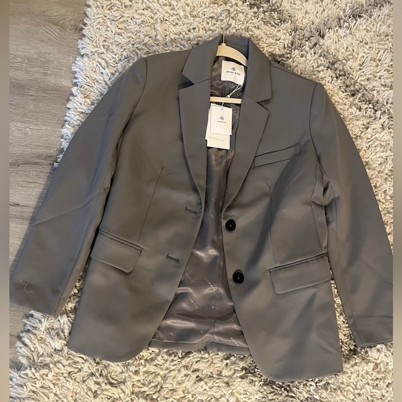 Anine Bing Jackets & Blazers - NWT Anine Bing Classic Blazer gray. Size XS.